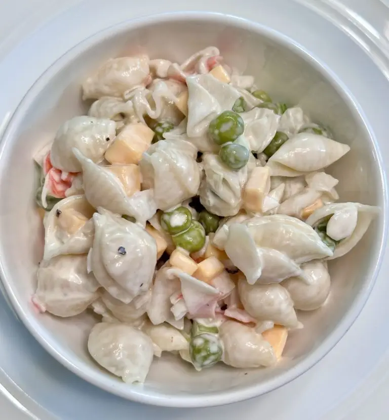1993 Creamy Crab Salad with Pasta Shells