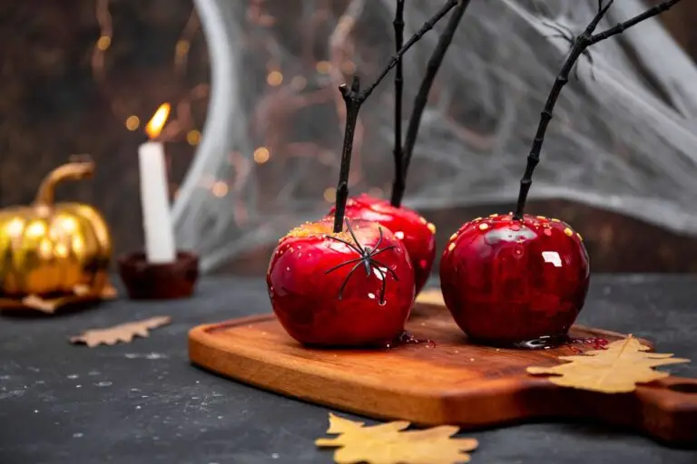 1923 Halloween Brown Sugar Toffee Apples