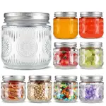 Set of 8 Decorative Jars