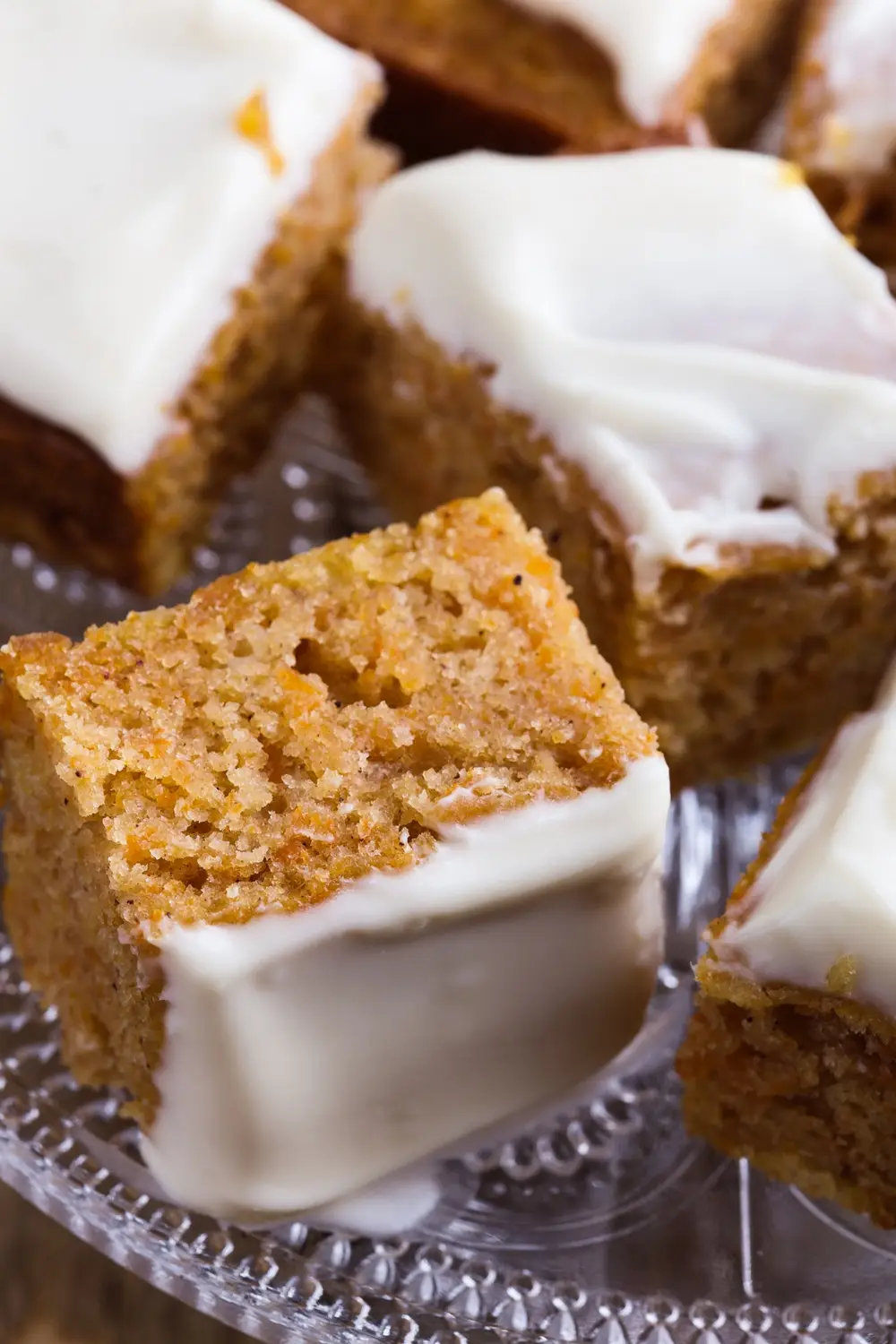 Easy Iced Pumpkin Cake Squares