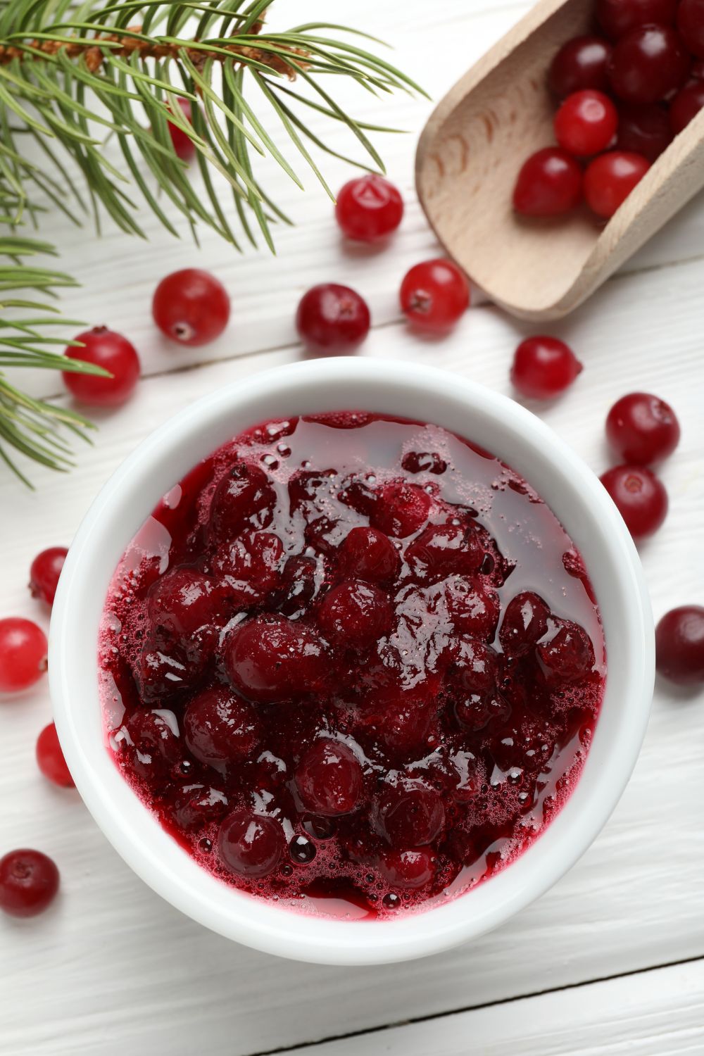 Homemade cranberry sauce 