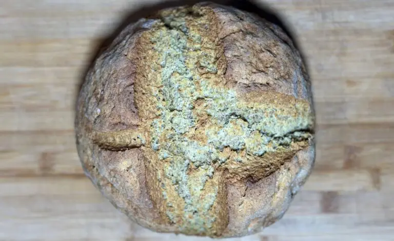 Fresh baked loaf of Irish soda bread