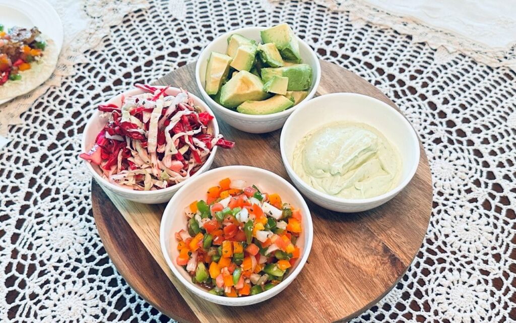 condiments for baja fish tacos recipe