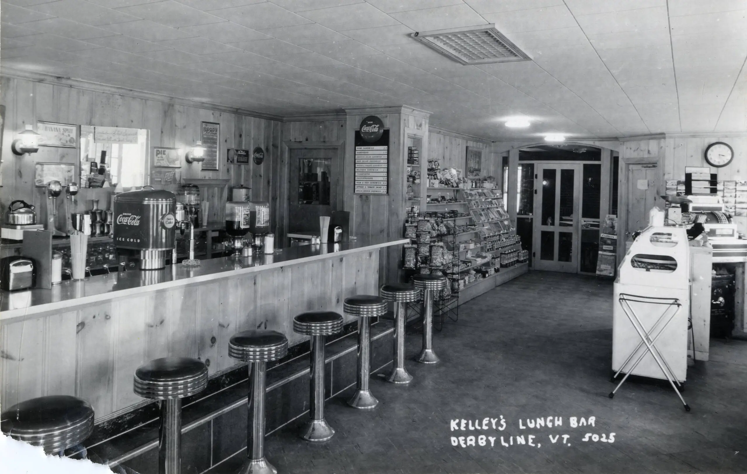 Kelley's Lunch Bar, Derby Line Vermont